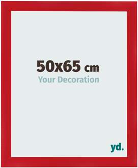 Fotolijst 50x65 cm - Rood - MDF - Pisa