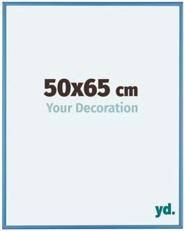 Fotolijst 50x65 cm - Staal Blauw - Aluminium - Kent