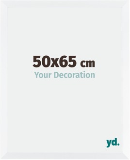 Fotolijst 50x65 cm - Wit Mat - MDF - Catania
