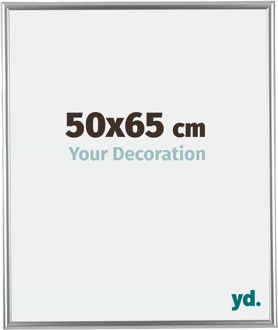 Fotolijst 50x65 cm - Zilver - Kunststof - Bordeaux