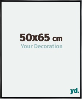Fotolijst 50x65 cm - Zwart Mat - Kunststof - Evry