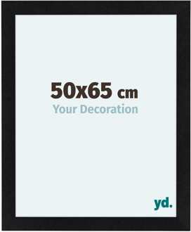 Fotolijst 50x65 cm - Zwart Mat - MDF - Como