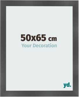 Fotolijst 50x65 cm - Zwart Mat - MDF - Pisa