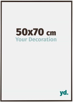 Fotolijst 50x70 cm - Antraciet - Kunststof - Evry
