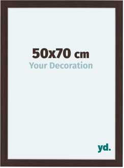 Fotolijst 50x70 cm - Eiken Donker - MDF - Como