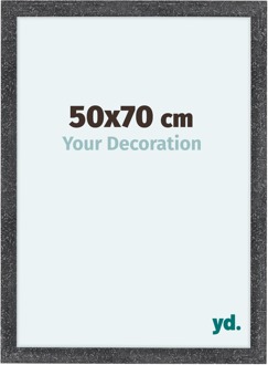 Fotolijst 50x70 cm - Grijs Geveegd - MDF - Como