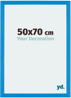 Fotolijst 50x70 cm - Helder Blauw - MDF - Mura