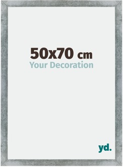 Fotolijst 50x70 cm - IJzer Geveegd - MDF - Mura