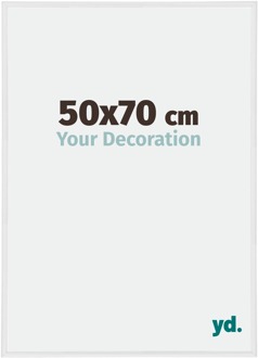 Fotolijst 50x70 cm - Wit Hoogglans - Kunststof - Annecy