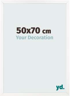 Fotolijst 50x70 cm - Wit Hoogglans - MDF - Bologna