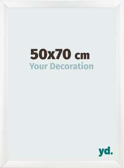 Fotolijst 50x70 cm - Wit Mat - MDF - Pisa