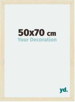 Fotolijst 50x70 cm - Zand Geveegd - MDF - Mura