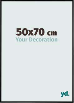 Fotolijst 50x70cm Zwart Mat Aluminium Aurora - 50x70 cm