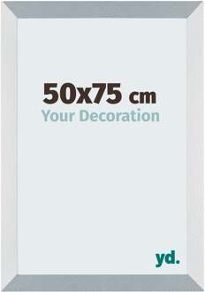 Fotolijst 50x75 cm - Aluminium - Geborsteld - MDF - Mura Aluminium Geborsteld