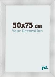 Fotolijst 50x75 cm - Aluminium Geborsteld - MDF - Pisa