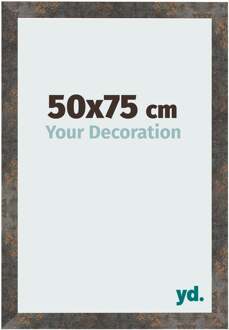 Fotolijst 50x75 cm - Geoxideerd Metaal - MDF - Bologna