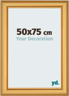 Fotolijst 50x75 cm - Goud Mat - MDF - Lazio
