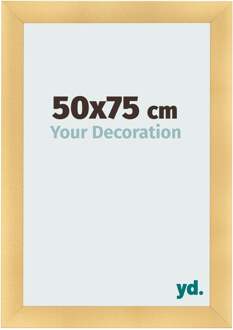 Fotolijst 50x75 cm - Goud Mat - MDF - Pisa