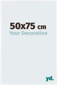 Fotolijst 50x75 cm - Wit Hoogglans - Kunststof - Evry