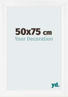 Fotolijst 50x75 cm - Wit Mat - MDF - Pisa