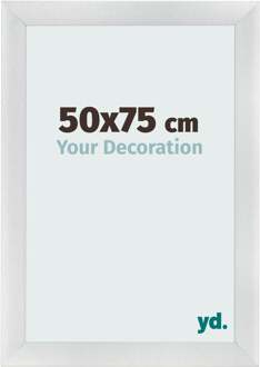 Fotolijst 50x75 cm - Zilver Mat - MDF - Pisa