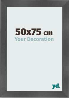 Fotolijst 50x75 cm - Zwart Mat - MDF - Pisa