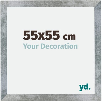 Fotolijst 55x55 cm - IJzer Geveegd - MDF - Mura