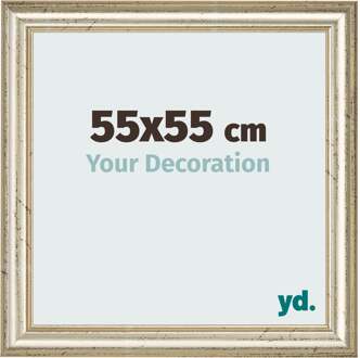 Fotolijst 55x55 cm - Metaalglans - MDF - Lazio