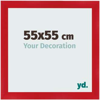 Fotolijst 55x55 cm - Rood - MDF - Pisa