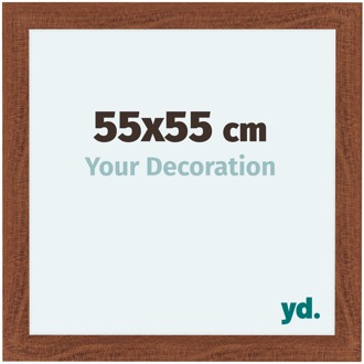 Fotolijst 55x55 cm - Walnoot - MDF - Como