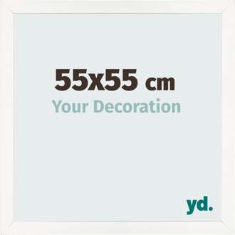 Fotolijst 55x55 cm - Wit Hoogglans - MDF - Bologna