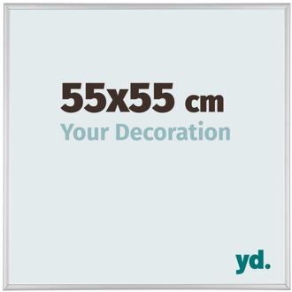 Fotolijst 55x55 cm - Zilver Mat - Aluminium - Austin