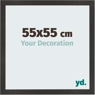 Fotolijst 55x55 cm - Zwart Mat - MDF - Bologna