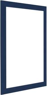 Fotolijst 55x65 cm - Donkerblauw Geveegd - MDF - Como