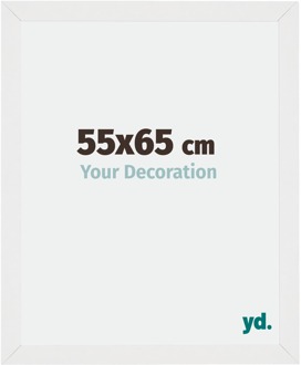Fotolijst 55x65 cm - Wit Hoogglans - MDF - Mura