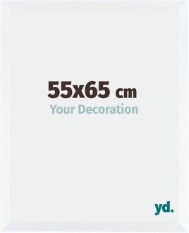 Fotolijst 55x65 cm - Wit Mat - MDF - Catania