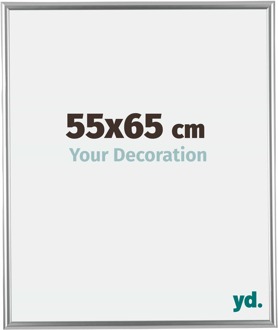 Fotolijst 55x65 cm - Zilver - Kunststof - Bordeaux