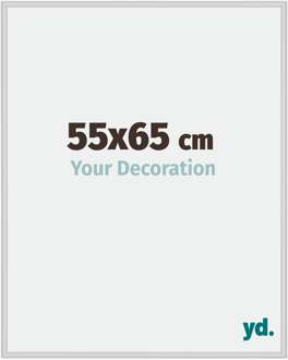 Fotolijst 55x65 cm - Zilver Mat - Aluminium - Miami