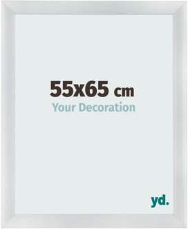 Fotolijst 55x65 cm - Zilver Mat - MDF - Pisa