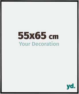 Fotolijst 55x65 cm - Zwart Hoogglans - Kunststof - Evry