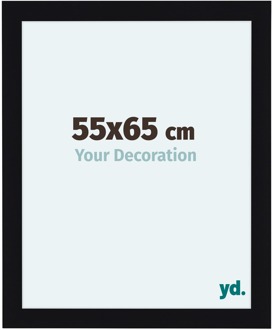 Fotolijst 55x65 cm - Zwart Hoogglans - MDF - Como