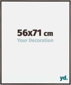 Fotolijst 56x71 cm - Antraciet - Kunststof - Evry