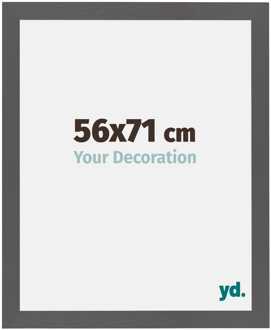 Fotolijst 56x71 cm - Antraciet - MDF - Mura