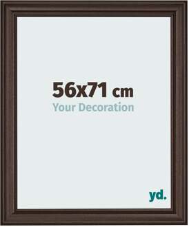 Fotolijst 56x71 cm - Eiken Donker - MDF - Lazio
