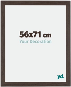 Fotolijst 56x71 cm - Eiken Donker - MDF - Mura