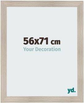 Fotolijst 56x71 cm - Eiken Licht - MDF - Pisa