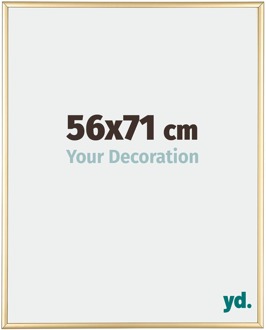 Fotolijst 56x71 cm - Goud Glans - Aluminium - Austin