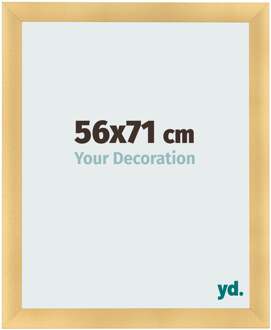 Fotolijst 56x71 cm - Goud Mat - MDF - Pisa