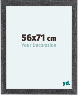 Fotolijst 56x71 cm - Grijs Geveegd - MDF - Como