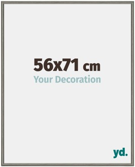Fotolijst 56x71 cm - Mercury Structuur - Aluminium - New York